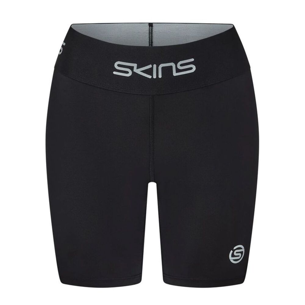 Skins Womens/Ladies Series-1 Skinny Athletic Compression Shorts / Black